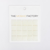 SAMPLE The Mosaic Factory Amsterdam carreau mosaïque 2x2x0.4cm pour mur et sol pour intérieur et extérieur carré Verre Off white SW861844