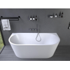 Ideavit Alexa baignoire semi-autoportante 170x80cm acrylique blanc mat SW411970