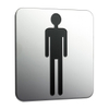 Emco System 2 plaque de porte "hommes" chrome SW112341