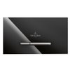 Villeroy & Boch Viconnect bedieningsplaat M300 DF frontbediend 25.3x14.5cm glas zwart/RVS SW106651 Villeroy & Boch Viconnect bedieningsplaat M300 DF frontbediend 25.3x14.5cm glas zwart/RVS SW106651