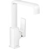 Hansgrohe Metropol Wastafelkraan - 230 met push open waste - met 120° draaibare uitloop 16.5cm - mat wit SW297288