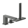 Hansgrohe Tecturis E 3-g badrandmengkraan met sBox Brushed Black Chrome SW1567438