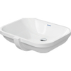 Duravit D Code lavabo encastré par le dessous 56x40cm sans trou de robinet avec trop-plein blanc 0315223