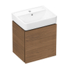 Hansgrohe Xilesa E meubelset 1la 480x380 met Xanuia wastafel 500 Cashmere Oak SW1567326