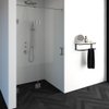 Saniclass Create douchedeur 120x200cm 2-delig profielloos met antikalk en 8mm veiligheidsglas geborsteld RVS SW223822 Saniclass Create douchedeur 120x200cm 2-delig profielloos met antikalk en 8mm veiligheidsglas geborsteld RVS SW223822