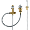 Hansgrohe overig Inbouwdeel - voor 3-gats - eengreeps badrandmengkraan - zilver/messing (zilver) GA33008