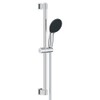 GROHE Vitalio Start 110 Ensemble barre de douche - 60cm - douchette ronde - 3 types de jets - flexible de douche lisse - chromé SW1028260