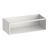 BRAUER Flourish armoire latérale - 99x30x45.5cm - avec 1 compartiment de rangement brillant blanc SW445414