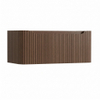 H&R Badmeubelen Juice Wastafelonderkast - 100x45x40cm - afgeronde hoeken - 1 lade - geïntegreerde greep - coffee SW1489110