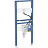 Geberit Duofix wastafel - 112cm wandmengkraan - blauw SW1237063