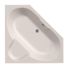 Xenz Borneo baignoire d’angle 140x140cm avec pieds sans vidage acrylique Crème mat SW103500 Xenz Borneo baignoire d’angle 140x140cm avec pieds sans vidage acrylique Crème mat SW103500