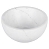Differnz Boomer Vasque - 20x20x10cm - marbre - rond - blanc SW705347