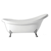 Xenz Victoria Baignoire sur pieds 175x83cm avec pieds avec vidage Ovale Acrylique Blanc haute brillance SW103257 Xenz Victoria Baignoire sur pieds 175x83cm avec pieds avec vidage Ovale Acrylique Blanc haute brillance SW103257
