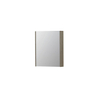 INK SPK2 armoire de toilette – 60 x 74 x 14 cm – 1 porte, porte-miroir double face – Chêne greige SW353301