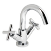 Plieger Cross robinet de lavabo avec bec haut orientable avec poignées en croix chrome SW243170