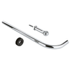 Grohe Spoelpijp - voor wc-drukspoelers - diameter 28mm - 26cm - wandafstand 15-85mm - chroom 0437801