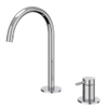 IVY Bond Mitigeur de lavabo - 2 trous - montage sur plan - bec - coldstart - Chrome SW1030732