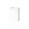 Nemo Durma Fonteinkastset - 40x20x50cm - 1 deur - rechts - 1 kraangat - links - white standard SW1580316