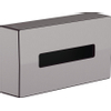 Hansgrohe Addstoris tissuebox voor makeup doekjes brushed black chroom SW651282