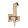 Hansgrohe Bidette bidet handdouche - 1jet e ecosmart v. warm waterm. Porter douchehouder en doucheslang 125cm - brushed bronze SW1172930