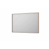 INK SP32 miroir - 120x4x80cm rectangulaire dans cadre en acier incl LED indirecte - chauffage - changement de couleur - dimmable et interrupteur - cuivre brossé SW955865