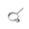 Rheinzink charnière collier de serrage pour tuyau 10cm avec œillet en acier inoxydable/cuivre ø80mm galvanisé 2420610