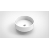 Arcqua Case Vasque à poser - 40x40cm - Ronde - Marbre de synthèse Blanc Mat SW767326
