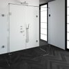 Saniclass Create douchecabine XL 100x180cm profielloos met antikalk en 8mm veiligheidsglas chroom SW223683 Saniclass Create douchecabine XL 100x180cm profielloos met antikalk en 8mm veiligheidsglas chroom SW223683