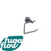 FugaFlow Eccelente Sobrado Porte-rouleau toilette sans couvercle rond Gunmetal SW1123228