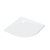 ZEZA Selva Receveur de douche - 100x100x4cm - quart de rond - Acrylique - brillant blanc SW999956