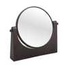 Aquanova Ebony miroir grossissant – rond – 21,5 x 14,3 cm – double face, grossissement 7x – Pecan SW1419506