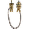 Hansgrohe Inbouwdeel - voor 2-gats badrandmengkraan - zilver SW99721