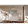Nemo Go Ensemble de meuble - 60x65x45.5cm - 2 tiroirs - sans poignée - 2 vasque Blanc brillant - 2 trous de robinet - avec miroir - MDF standard white SW911707