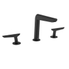 Crosswater Foile - 2 hendels - opbouw - mat zwart SW968207