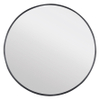 Differnz miroir rond aluminium 65 x 65 cm noir SW705538