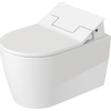 Duravit ME by Starck wandcloset diepspoel spoelrandloos met Hygieneglaze v. SensoWash closetzitting 37x57cm met verdekte bevestiging wit SW84185