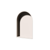 Looox Storage collection niche encastrable - 32x47x7cm - arc - blanc cassé mat SW1444048