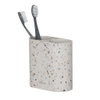 Sealskin blend porte-brosse à dents double autoportant en terrazzo SW699556