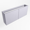 Mondiaz FOWY Meuble sous lave-mains - 120x22x50cm - 2 portes - push to open - softclose - Cale SW1016954