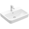 Villeroy & Boch O.novo wastafel 60x46cm met overloop 1 kraangat wit SW445853 Villeroy & Boch O.novo wastafel 60x46cm met overloop 1 kraangat wit SW445853