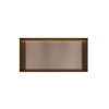 Hotbath &MORE Inbouwbox of inbouwnis - 30x60x10 - frameless + LED - tuscan bronze (brons) SW1246599