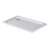 Duravit D-code Kunststof douchebak acryl rechthoekig - zonder paneel - 120x70cm - met afvoergat - diameter 90mm - wit 0295843