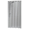 Sealskin Hammam Rideau de douche PEVA 180x200 cm Transparent/Argent SW23136