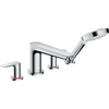 Hansgrohe Talis e Afdekset - 4 gats badrandcombinatie - hoogglans chroom SW31954