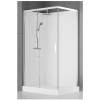 Nemo Spring Vidrio Douchecabine links - 120x90cm - schuifdeur - vaste wanden - veiligheidsglas SW290145