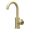 IVY Tribe Mitigeur de lavabo - sur pied - bec orientable - coldstart - ACIER INOXYDABLE 316 - or brossé mat PVD SW1030774