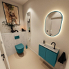 MONDIAZ TURE-DLUX Meuble toilette - 60cm - Smag - EDEN - vasque Opalo - position centrale - 1 trou de robinet SW1126206