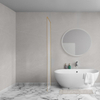 Aqua Vista Oria Cuadra paroi latérale - 70x200cm - avec kit de montage - pour cabine de douche - Or brossé SW1244209
