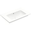 Villeroy en Boch Venticello meubelwastafel zonder kraangat 80x50cm met overloop ceramic+ wit 1025143 Villeroy en Boch Venticello meubelwastafel zonder kraangat 80x50cm met overloop ceramic+ wit 1025143