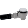 Geberit Uniflex douchesifon - voor douches - met afvoeropening D - 52mm - aansluiting op afvoerbuis - hoogglans chroom GA32608